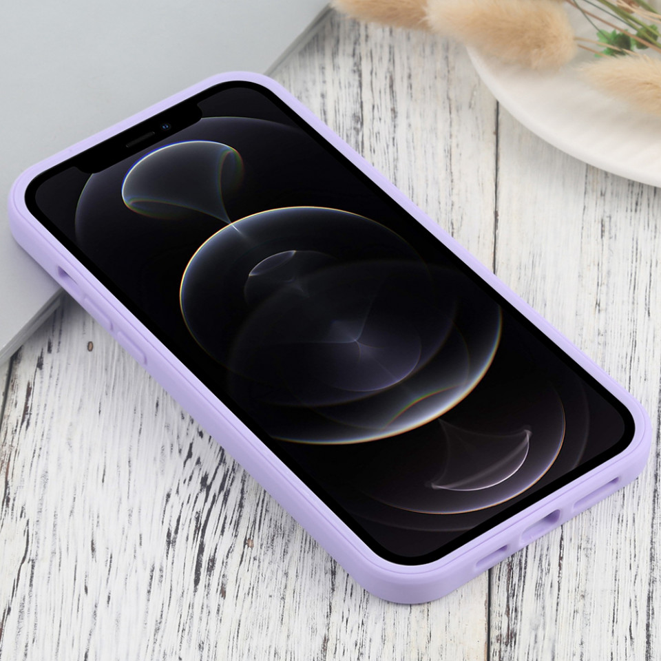 [Pachet 360°] Husa + Folie pentru iPhone 12 Pro, SKDR ColorShield 360° - Mov - 2 | YEO
