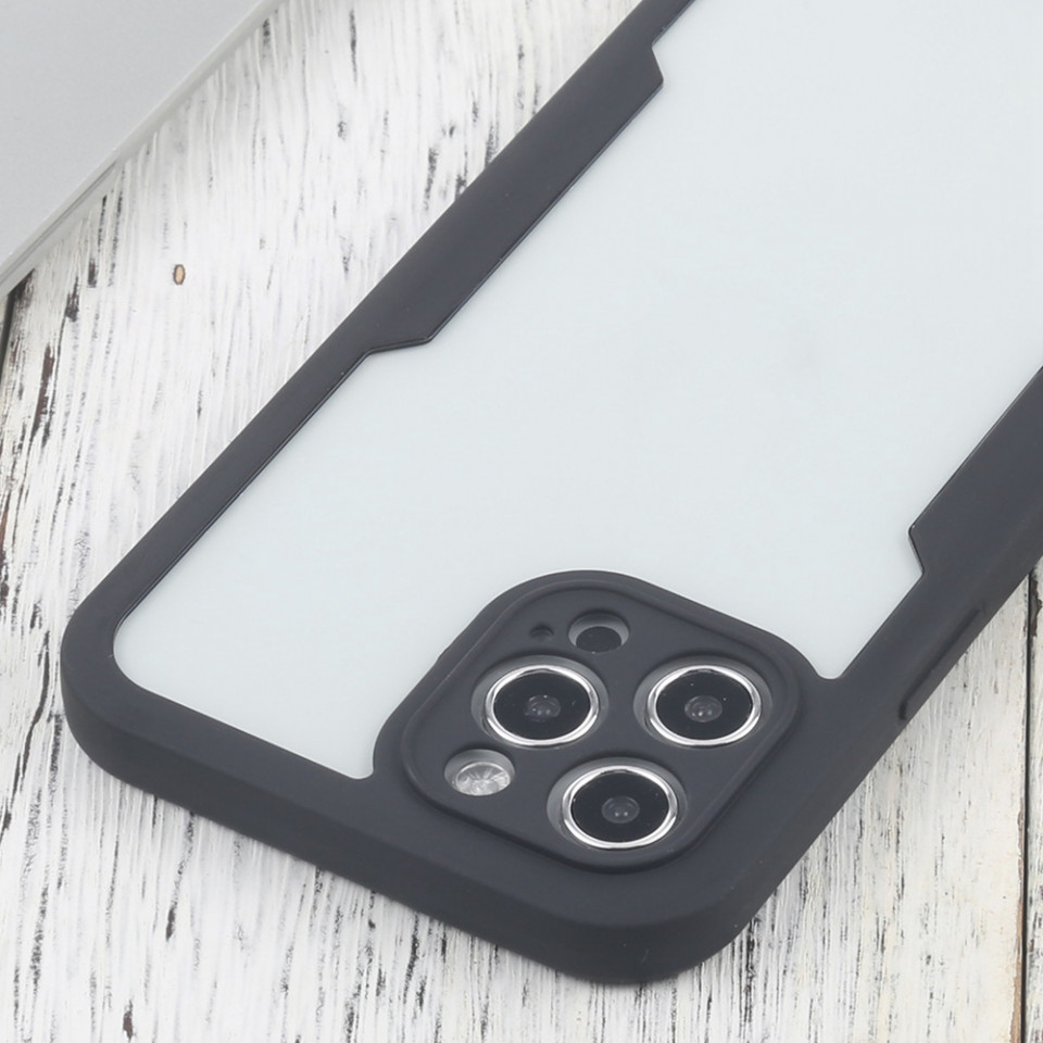 [Pachet 360°] Husa + Folie pentru iPhone 12 Pro, SKDR ColorShield 360° - Negru - 3 | YEO