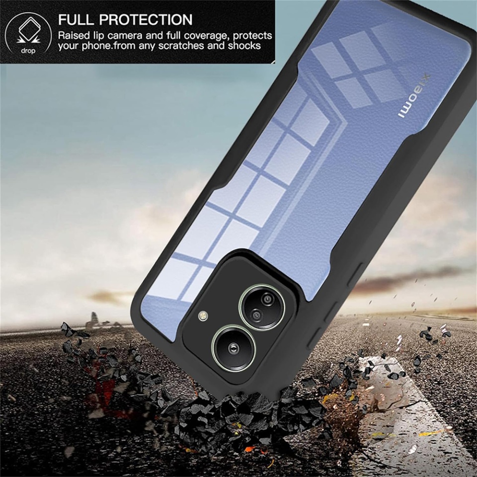 [Pachet 360°] Husa + Folie pentru Xiaomi Redmi 13C 4G / Poco C65, SKDR ColorShield 360° - Mov - 2 | YEO
