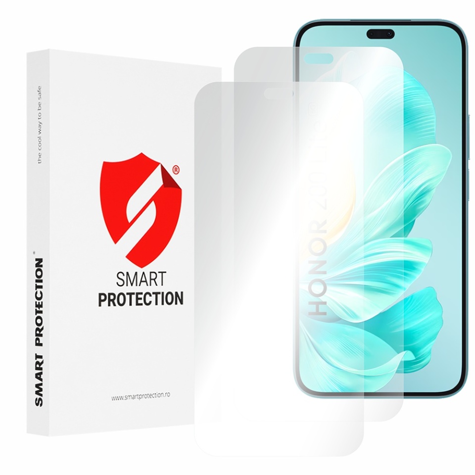 [SET 2x] Folie de protectie Honor 200 Lite, Premium Classic, Smart Protection, Transparent