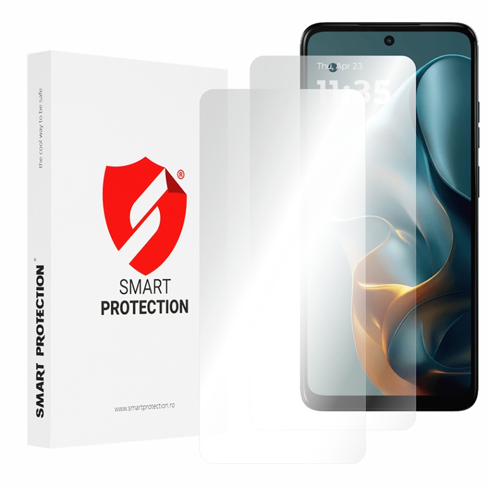 [SET 2x] Folie de protectie Motorola Moto G05 / Moto E15, Premium Classic, Smart Protection, Transparent