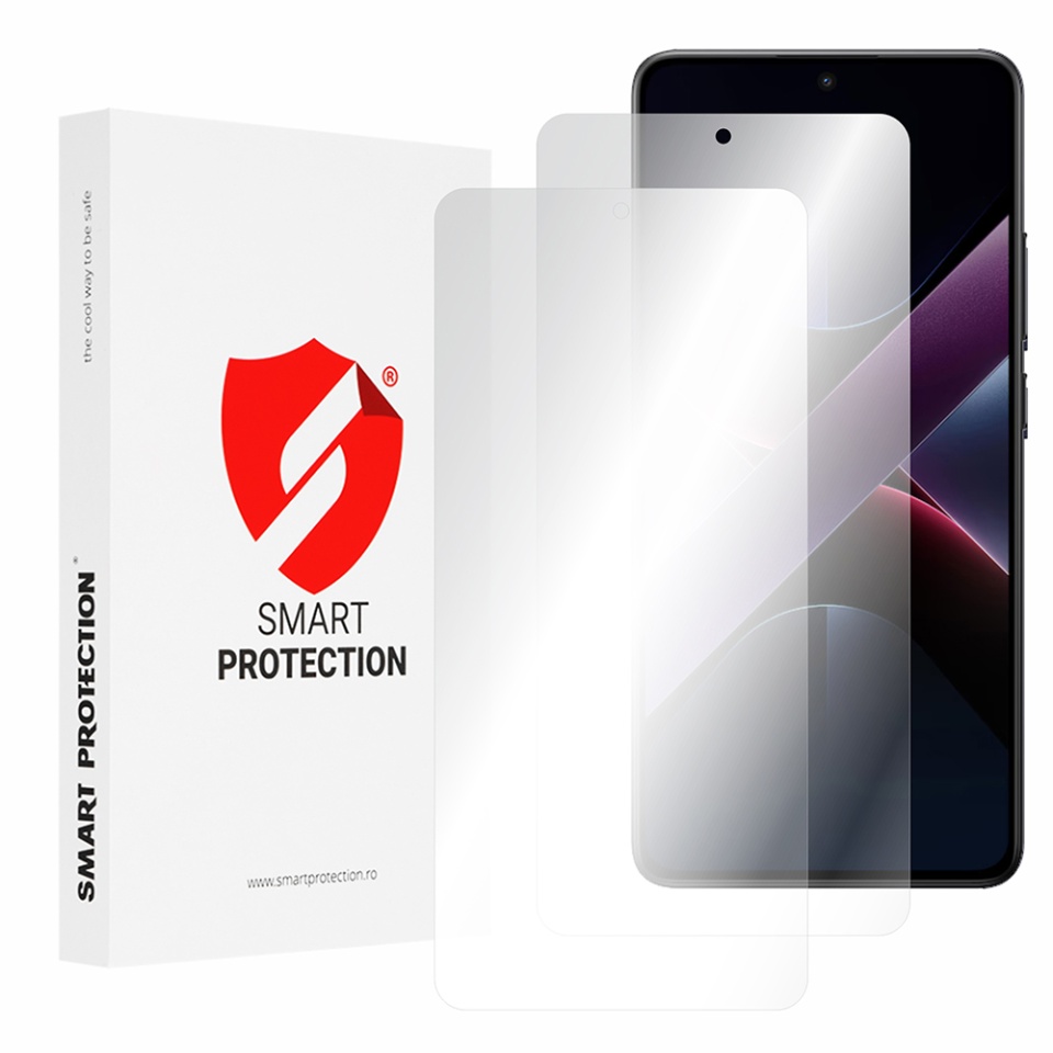 [SET 2x] Folie de protectie Xiaomi Poco X7 Pro, Premium Classic, Smart Protection, Transparent