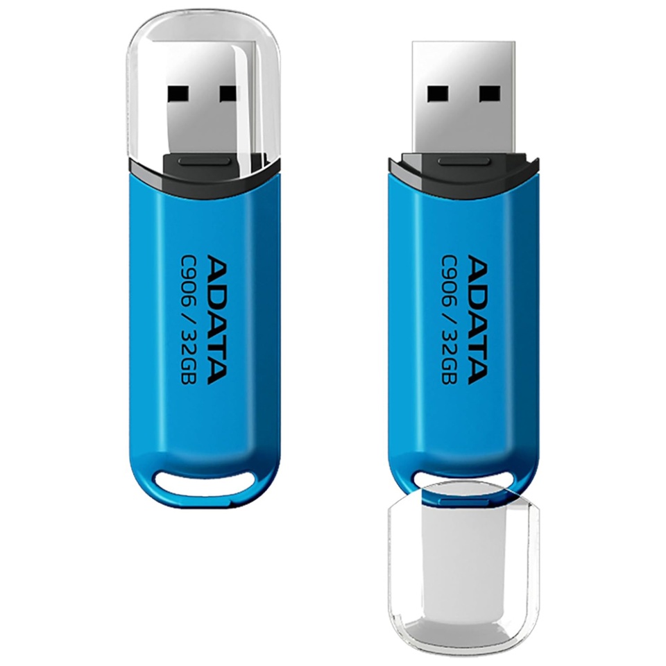 Stick USB ADATA AC906 32GB, USB 2.0, Compact si Fiabil, Albastru - 1 | YEO