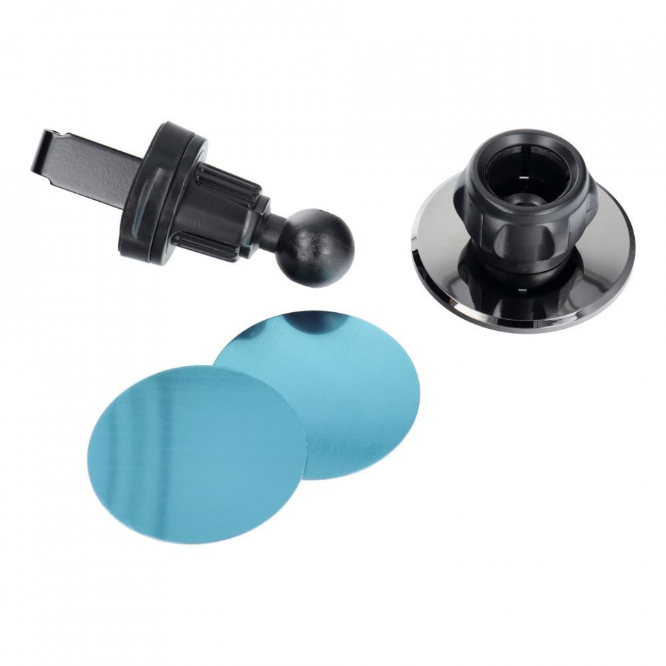 Suport Auto Telefon Magnetic, Rotire 360°, Prindere Grilă Ventilație, Skyddar EasyGrip - Negru - 1 | YEO
