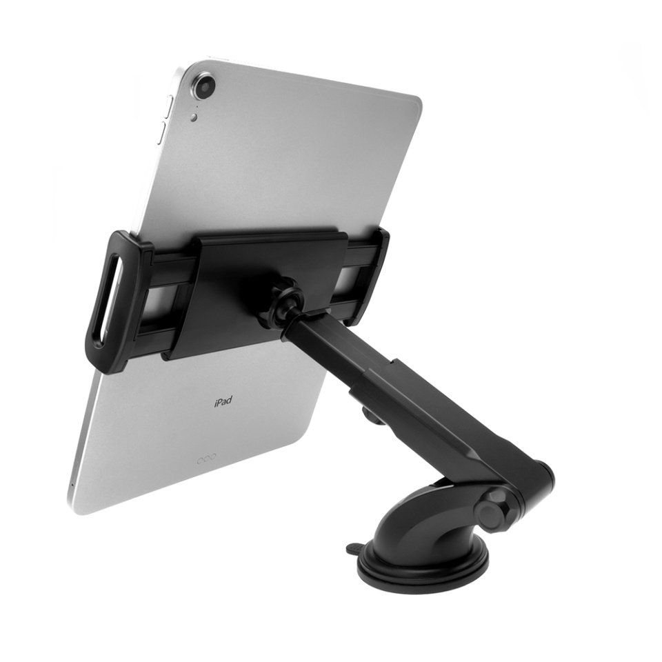 Suport Auto Tetiera pentru Tableta si Telefon , Dimensiune 7 - 13 inch, Fixed FIXTAB-XL-BK - Negru - 2 | YEO
