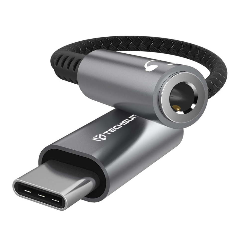 Adaptor Audio Type-C, SonicPiX AC14, Digital Decoder, 3A, Gri