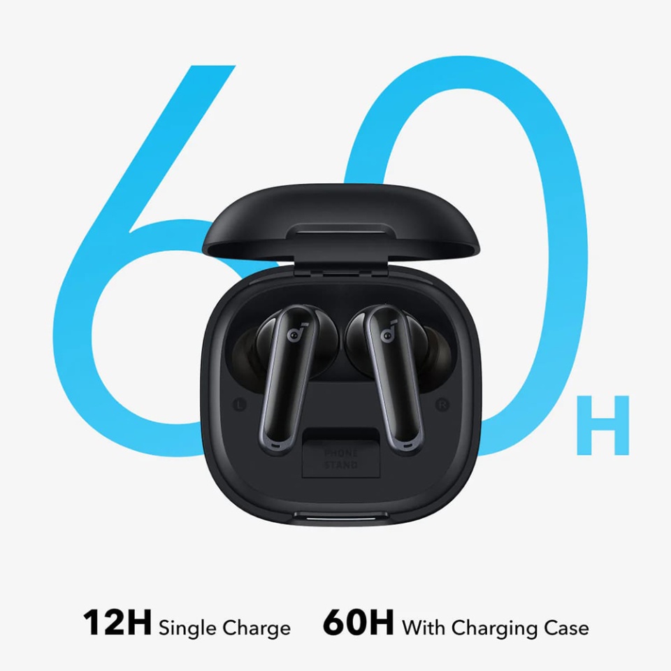 Casti In-Ear Anker SoundCore P40i, Wireless, IPX5, Bluetooth V5.3, Incarcare Type-C - Negru - 1 | YEO