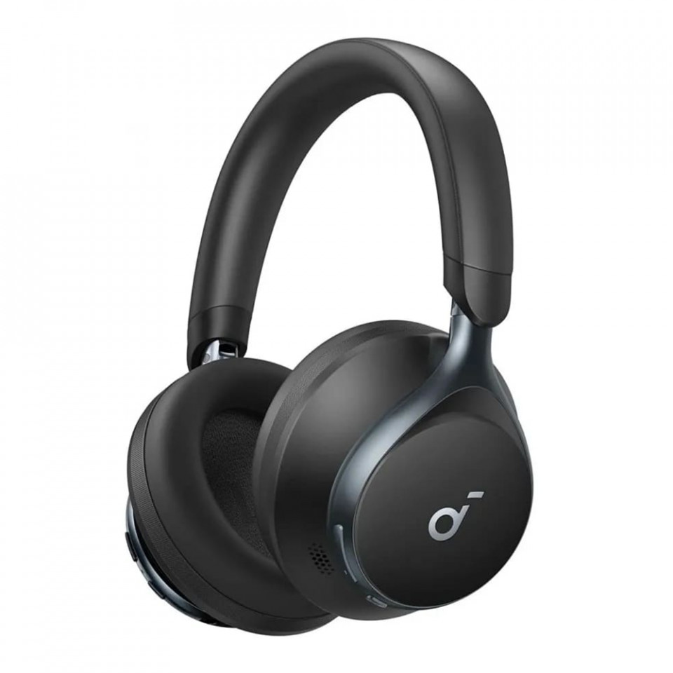 Casti On Ear Wireless Activ Noise Cancelling, BT 5.3, Hi,Res, Anker SoundCore Space One (A3035G11), Black