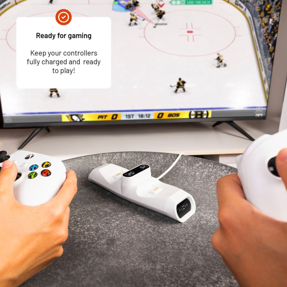 Dock Incarcare Controller Xbox FIXED FIXXB-DCC-BK, Dual Port, Compatibil Xbox Series S/X, Elite, One, LED Status, USB-C, [Culoare necunoscută] - 6