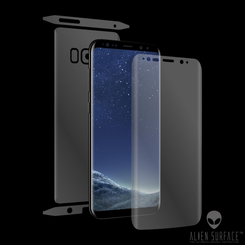 Folie 360° Samsung Galaxy S8 [Ecran+Margini+Spate] Alien Surface - Transparent - 1 | YEO
