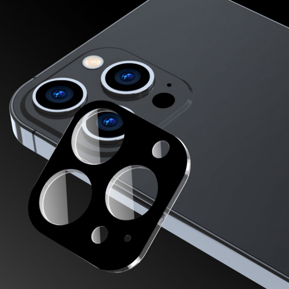 Folie camera pentru iPhone 15 Pro, Skyddar Camera Shield - Negru - 1 | YEO