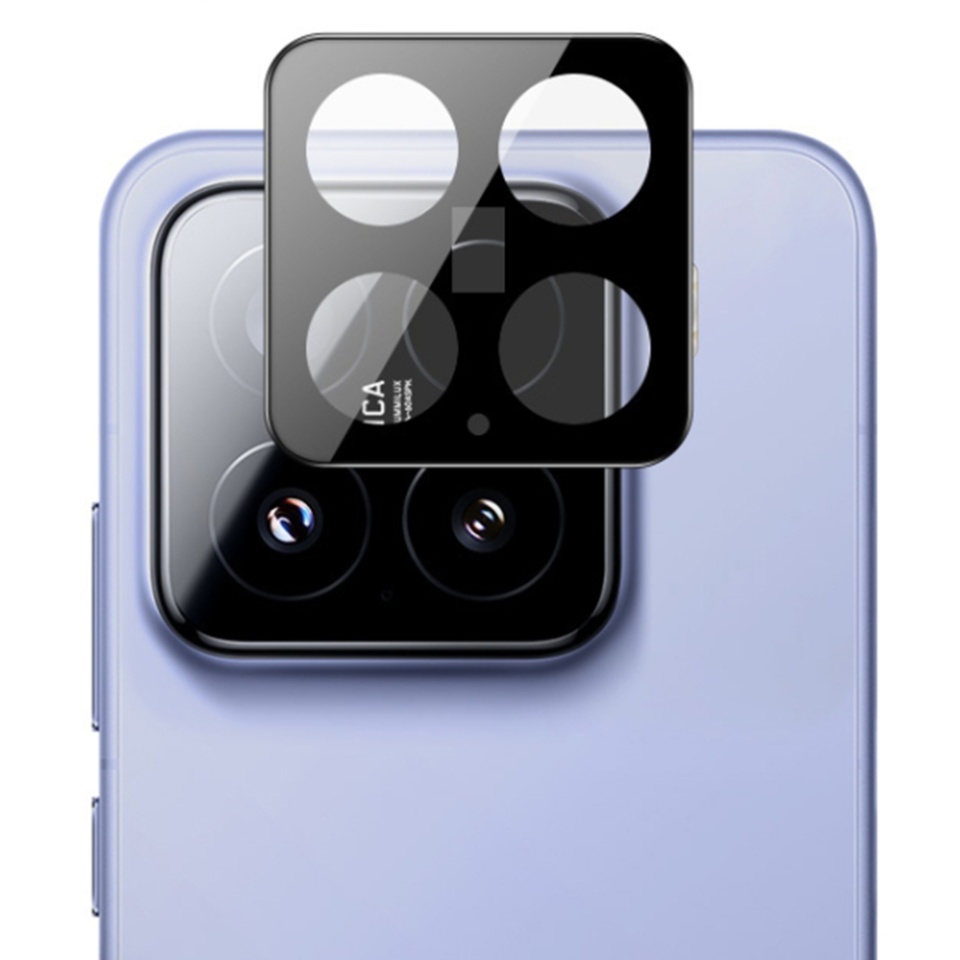 Folie camera pentru Xiaomi 15, SKYDDAR INNOVATION, Camera Glass Negru, set cu sticker - 1 | YEO