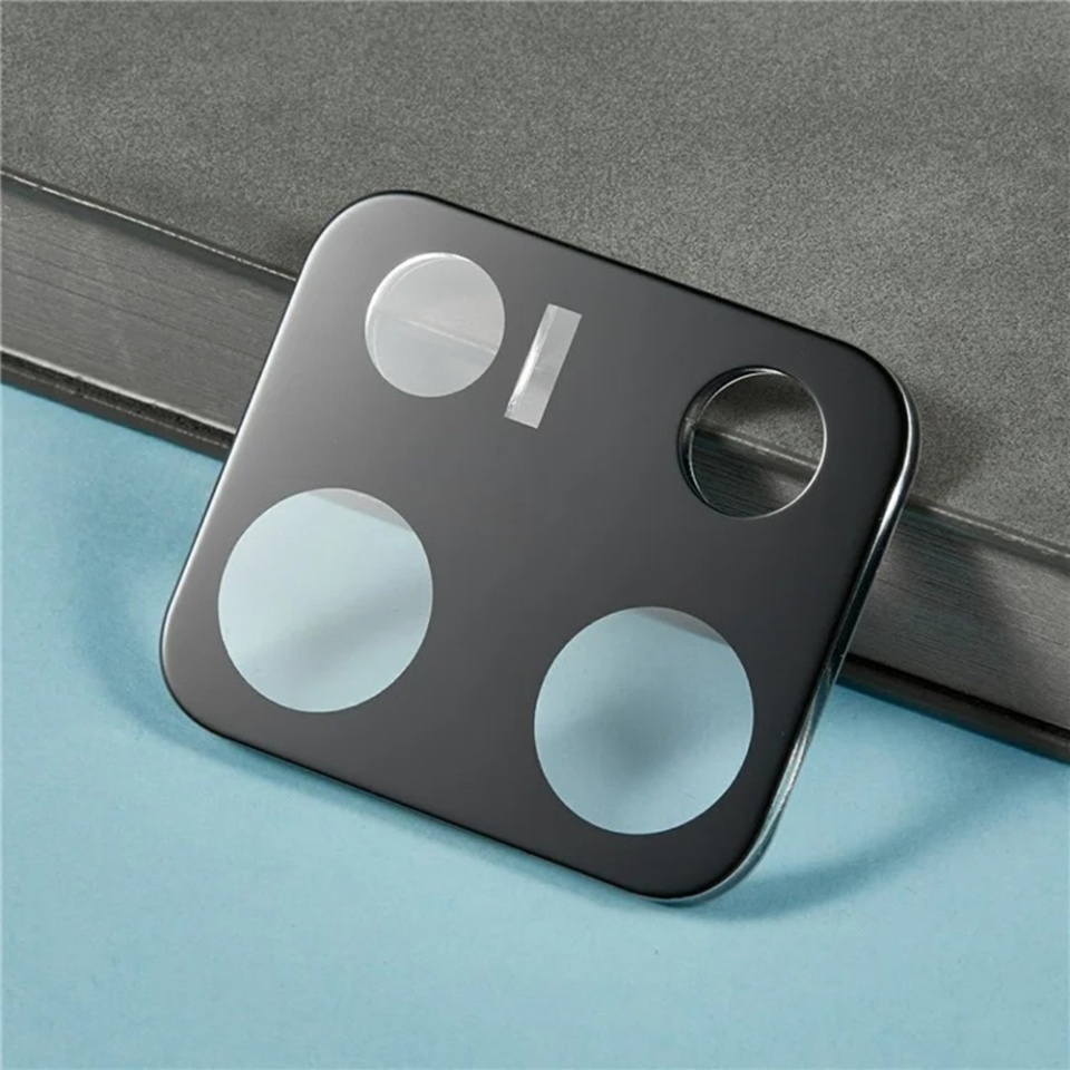 Folie camera pentru Xiaomi Redmi Note 14S, SKYDDAR INNOVATION, Camera Glass Negru, set cu sticker - 2 | YEO