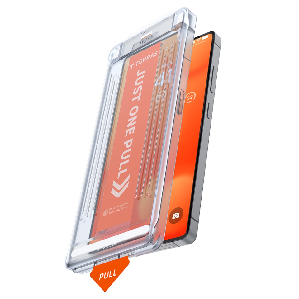 Folie de Sticla Samsung Galaxy S24 Ultra, Torras, GlassGo Install Master, Transparent - 1 | YEO