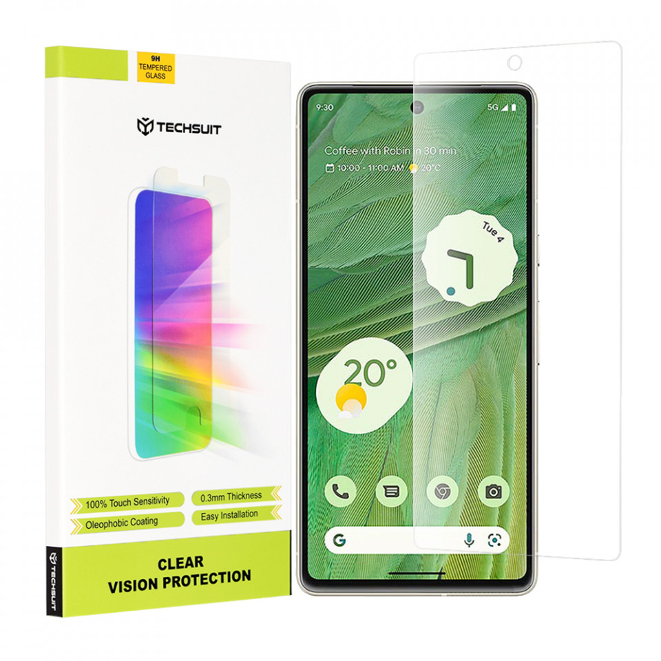 Folie Google Pixel 7, Techsuit Clear Vision Glass - Transparent