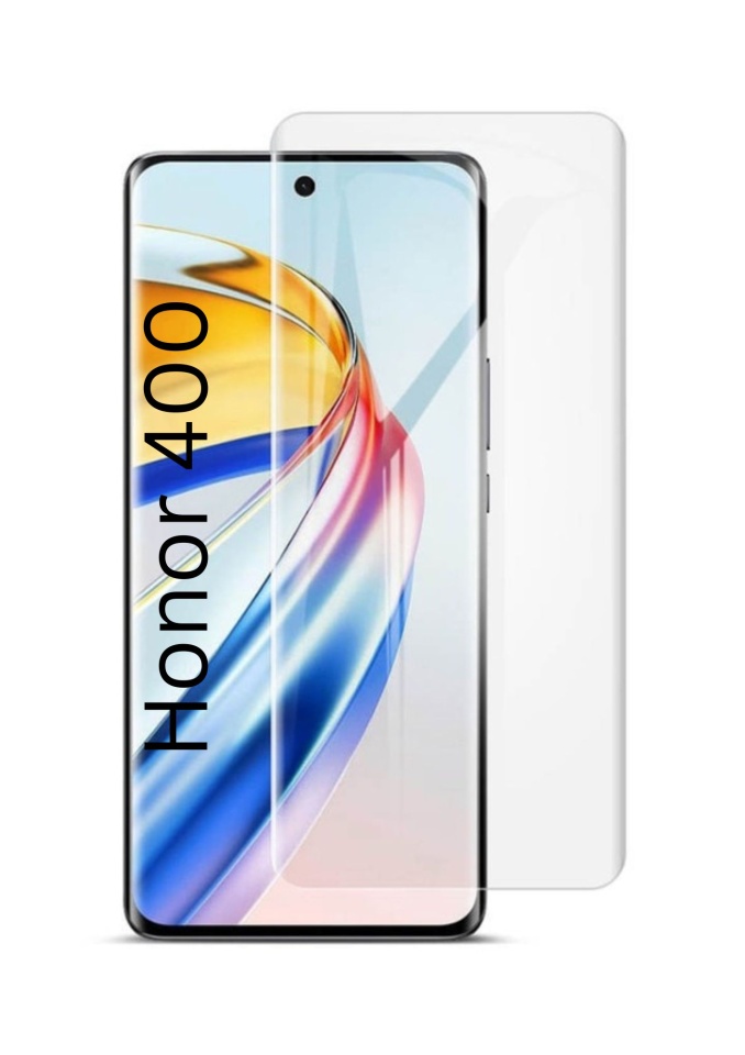 Folie pentru Honor 400, SKYDDAR INNOVATION, Protectie 9H, 0.3mm, Clear Vision, set cu sticker, Transparent