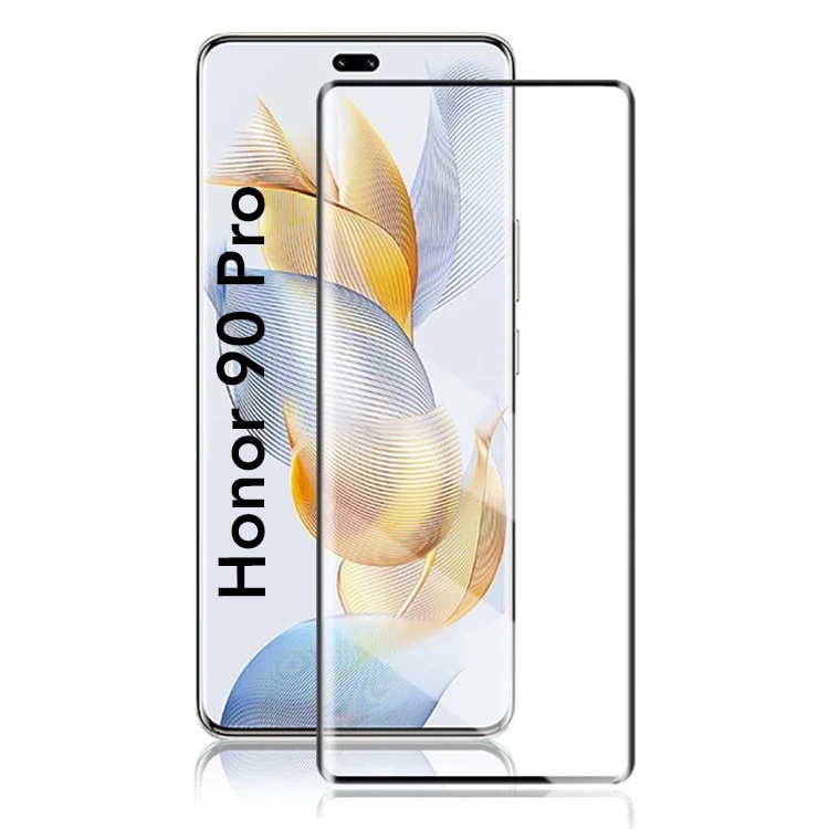 Folie pentru Honor 90 Pro, Sticla Securizata, Ultra HD, Protectie 9H, Montare Simplă, SKYDDAR 111D - Transparent