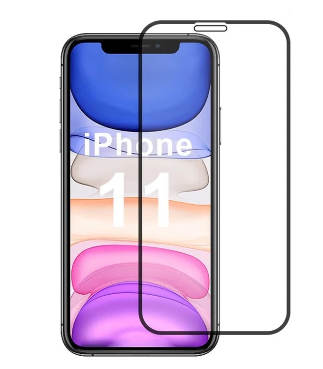 Folie pentru iPhone XR / iPhone 11, Sticla Securizata, Ultra HD, Protectie 9H, Montare Simplă, SKYDDAR 111D - Transparent