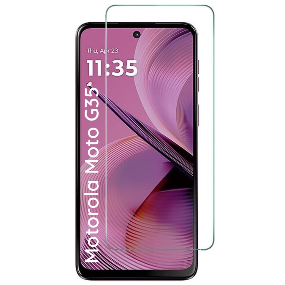 Folie pentru Motorola Moto G35 din Sticla Securizata, Protectie 9H, 0.3mm, SKDR Clear Vision - Transparent