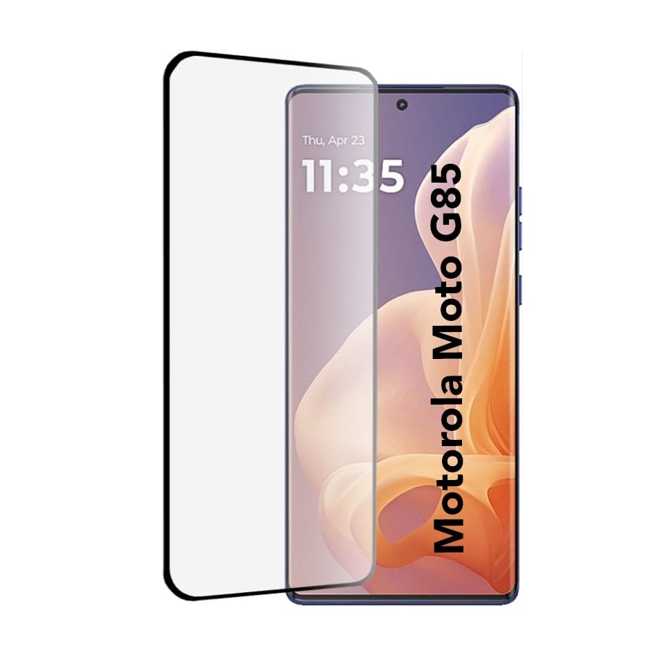 Folie pentru Motorola Moto G85, SKYDDAR INNOVATION, Sticla Securizata, Ultra HD, Protectie 111D, Montare Simplă, set cu sticker, Transparent