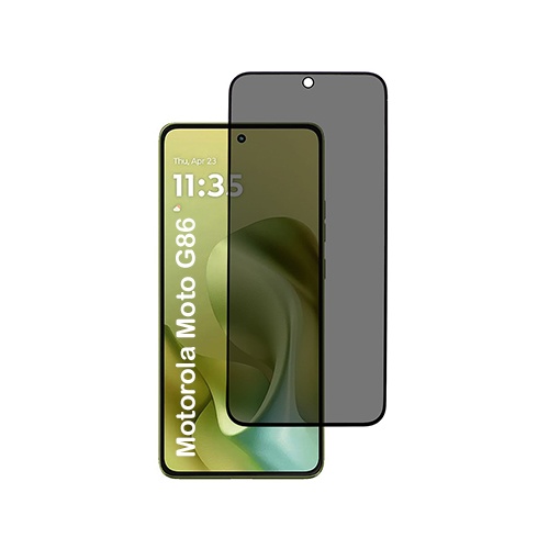 Folie pentru Motorola Moto G86, Anti-spy Ultra HD, Protectie 9H, Montare Simplă, 111D, set cu sticker, Privacy