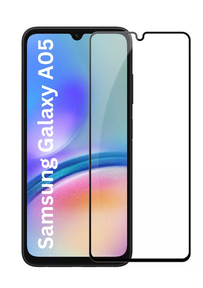 Folie pentru Samsung Galaxy A05 / Galaxy A05s, SKYDDAR INNOVATION, Sticla Securizata, Ultra HD, Protectie 111D, Montare Simplă, Transparent, set cu sticker