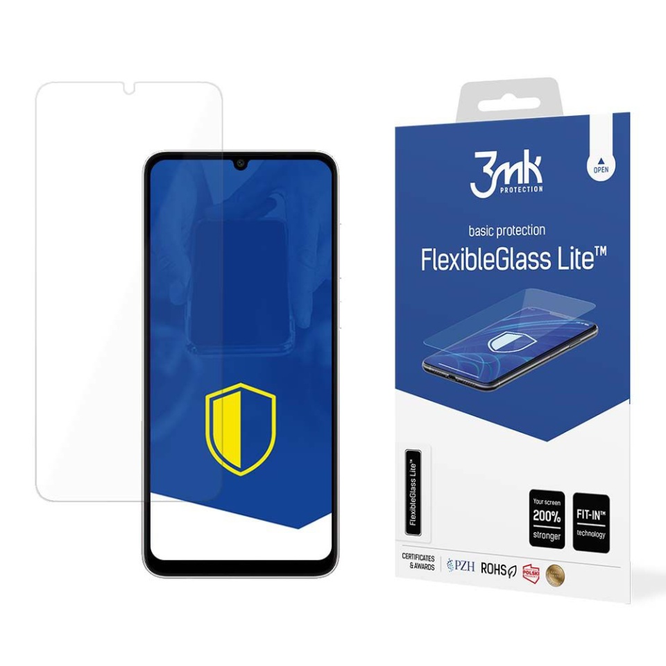 Folie pentru Samsung Galaxy A05s din silicon, 3mk FlexibleGlass, Transparent