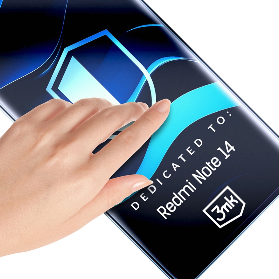 Folie pentru Xiaomi Redmi Note 14 5G din silicon, 3mk FlexibleGlass, Transparent - 5