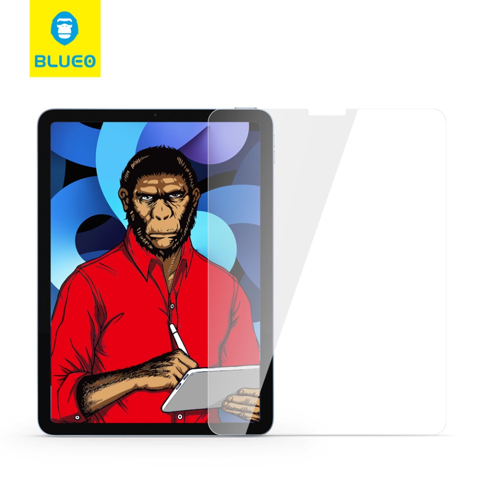 Folie Sticla pentru iPad Pro 11 (2024), Blueo HD, Anti-Soc, Anti-Amprente, Transparent - 2 | YEO