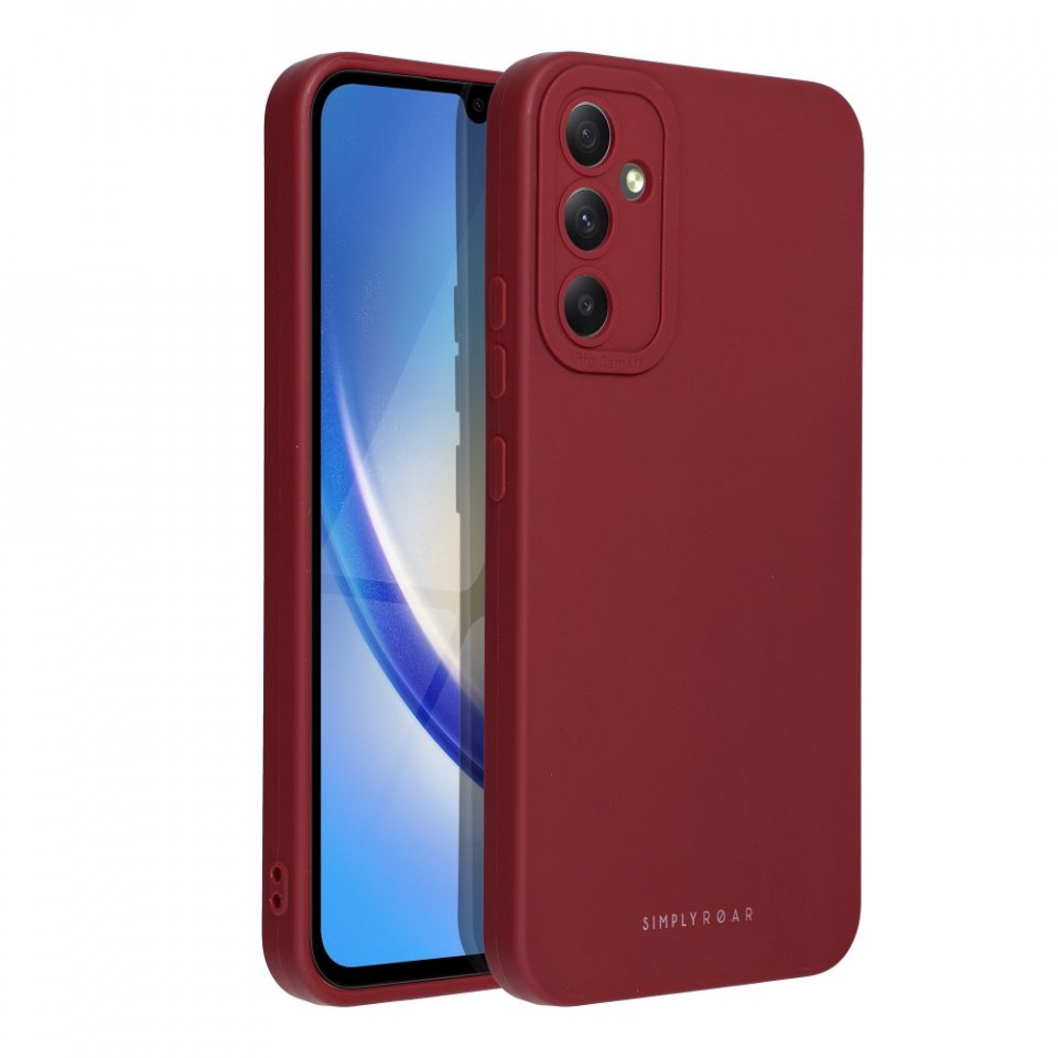 Hunsa pentru Samsung Galaxy A34 5G protectie camera, Skyddar Roar - Rosu - 3 | YEO