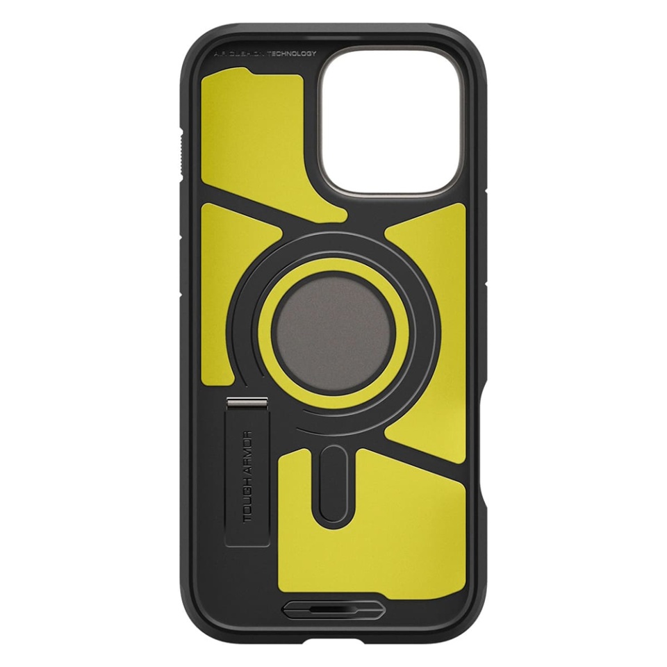 Husa Antisoc iPhone 16 Pro, Spigen Tough Armor - Cenusiu - 2 | YEO