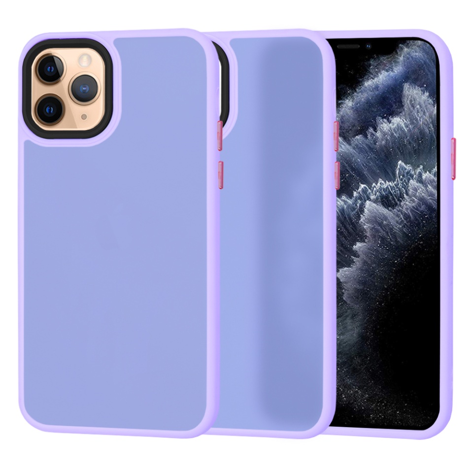 Husa iPhone 11 Pro Magsafe, ce absoarbe intens socurile, Skyddar Frosted - Mov deschis