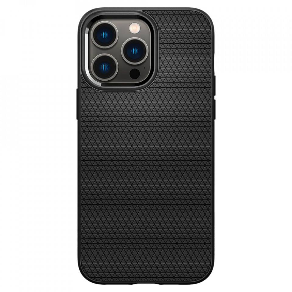 Husa iPhone 14 Pro Spigen Liquid Air - Matte Black - 1 | YEO