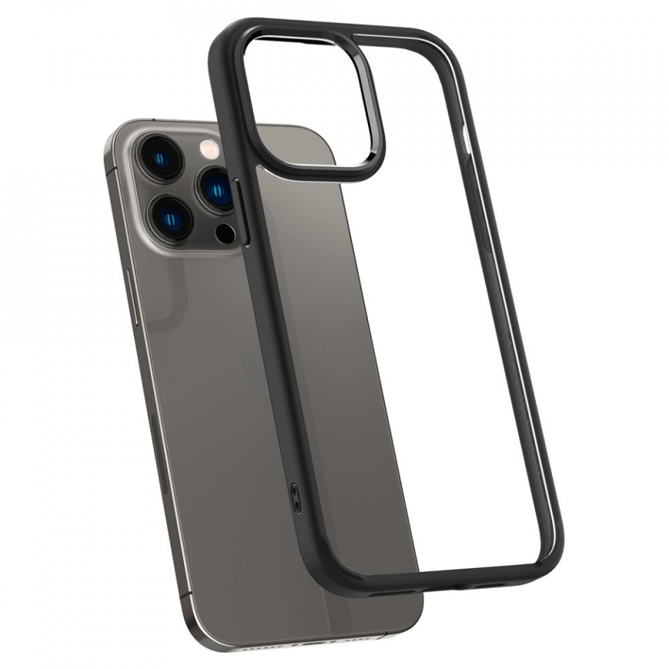 Husa iPhone 14 Pro Spigen Ultra Hybrid - Matte Black - 1 | YEO