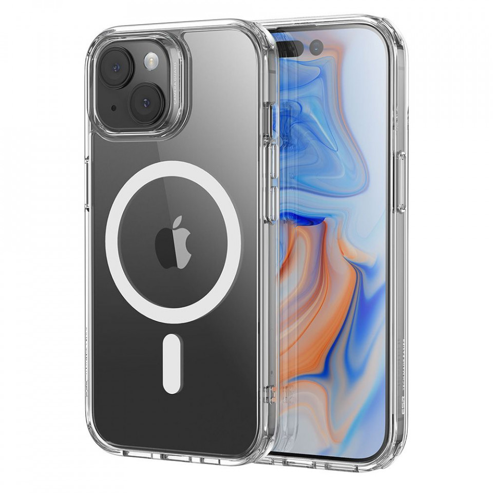 Husa iPhone 15 Plus, ESR Classic Hybrid HaloLock - Transparent - 1 | YEO
