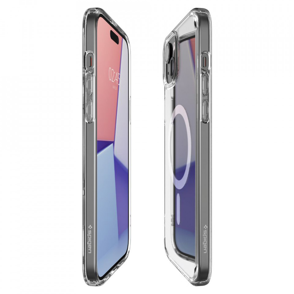 Husa iPhone 15, Spigen Ultra Hybrid MagSafe - Alb - 3 | YEO