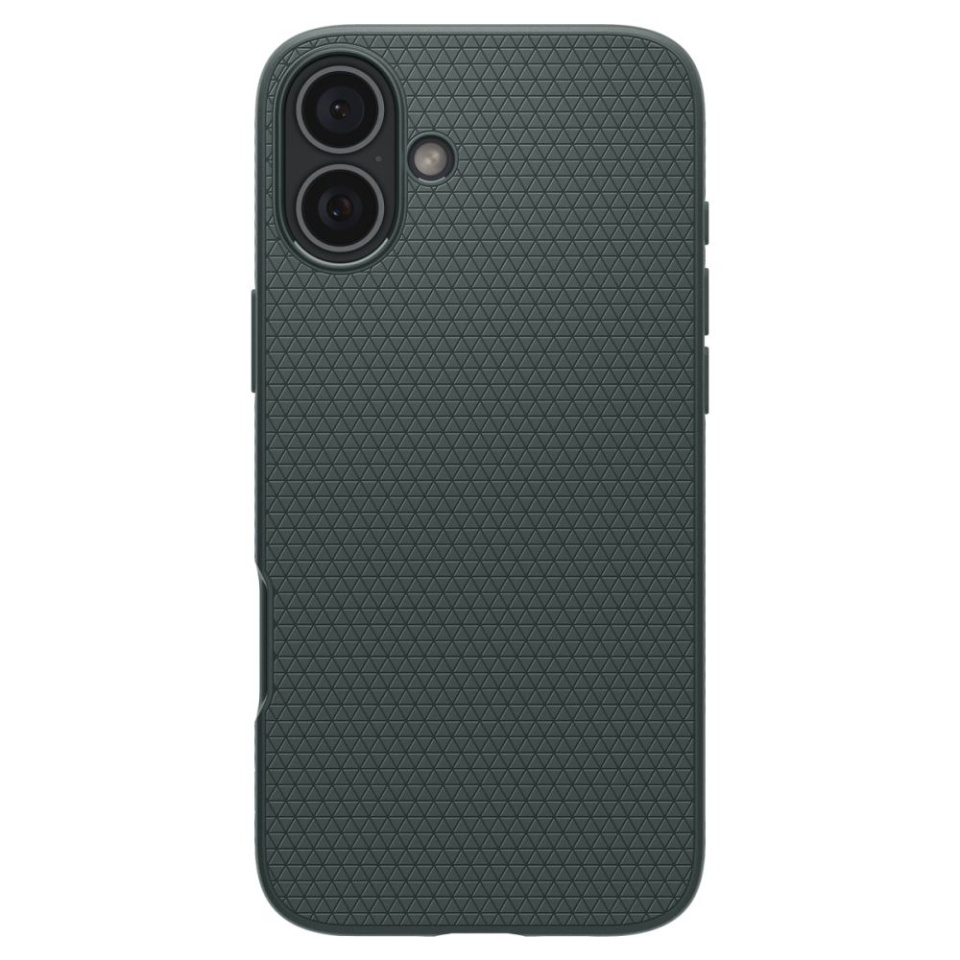 Husa iPhone 16 flexibila, Spigen Liquid Air - Verde - 3 | YEO