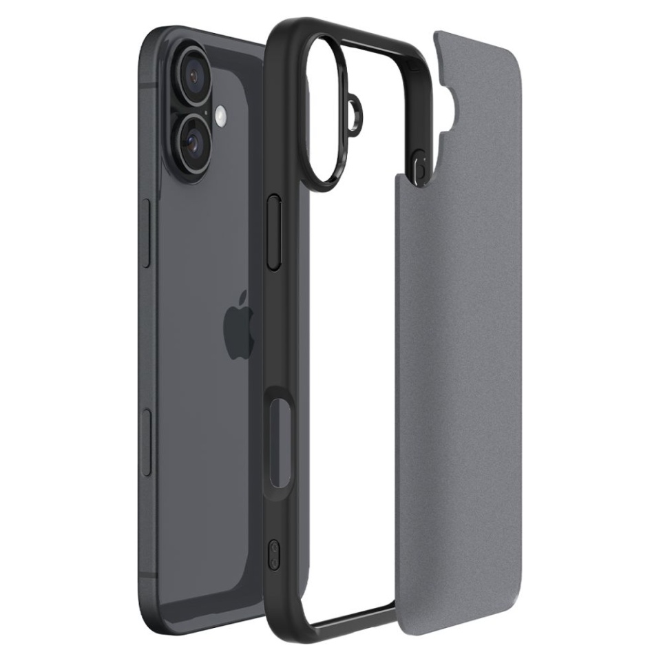 Husa iPhone 16, Ultra Hybrid Spigen - Cenusiu - 3 | YEO