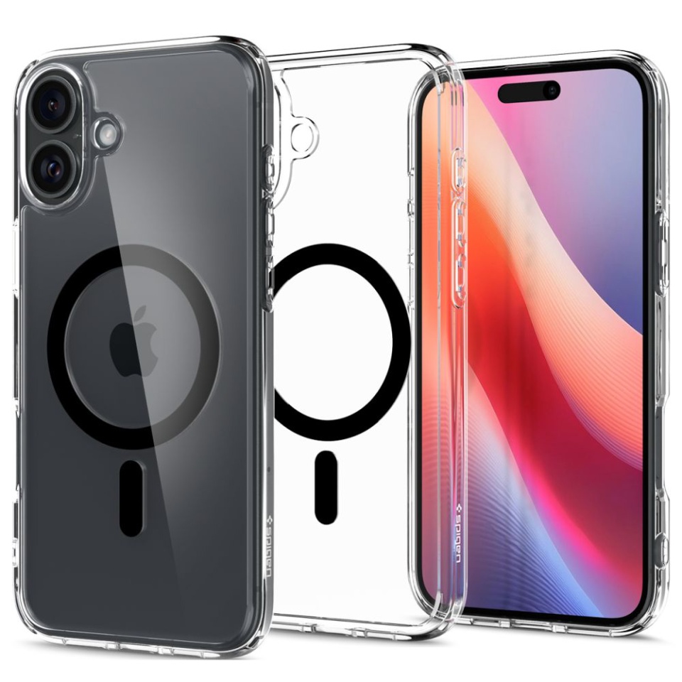 Husa iPhone 16, Ultra Hybrid Spigen - Negru