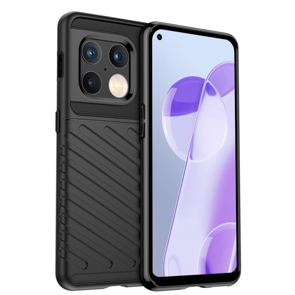 Husa OnePlus 10 Pro flexibila Thunder - Negru