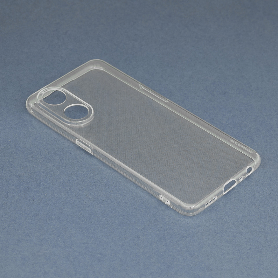 Husa Oppo Reno8 T din silicon TPU slim, Techsuit - Transparent - 1 | YEO