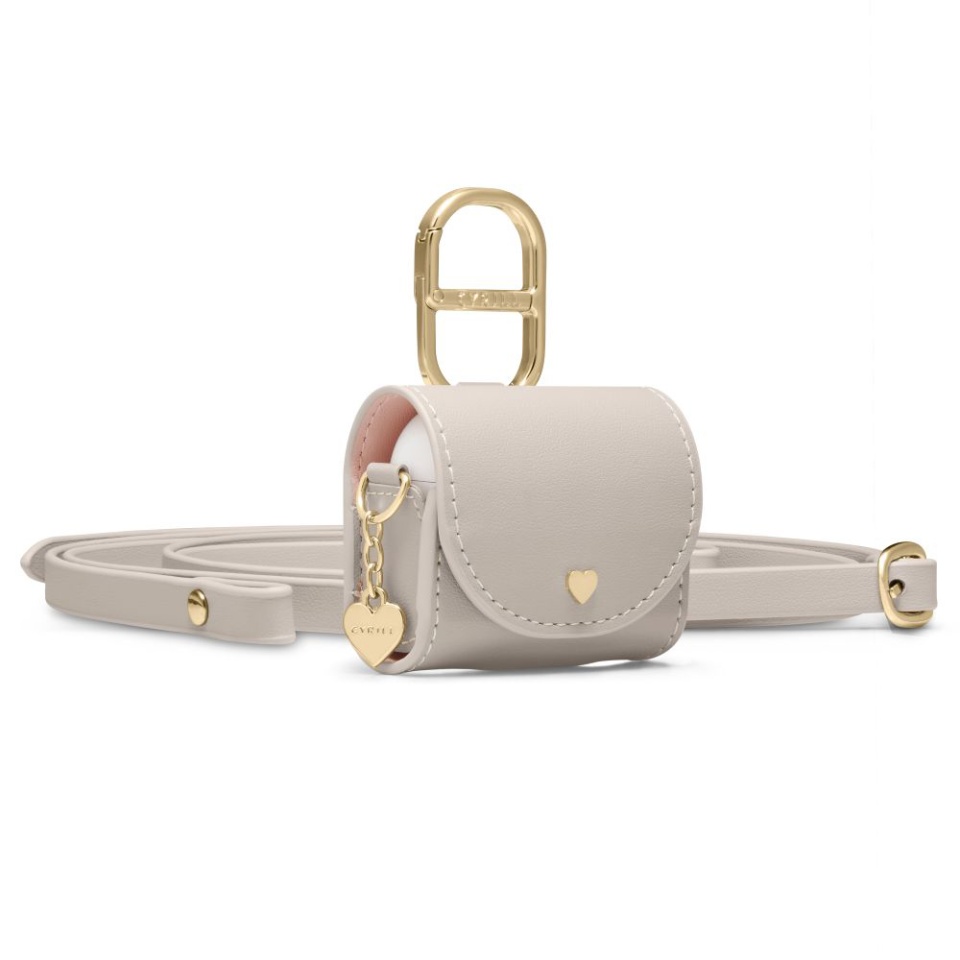Husa pentru AirPods, Cyrill Mini Bag, Spigen - Bej