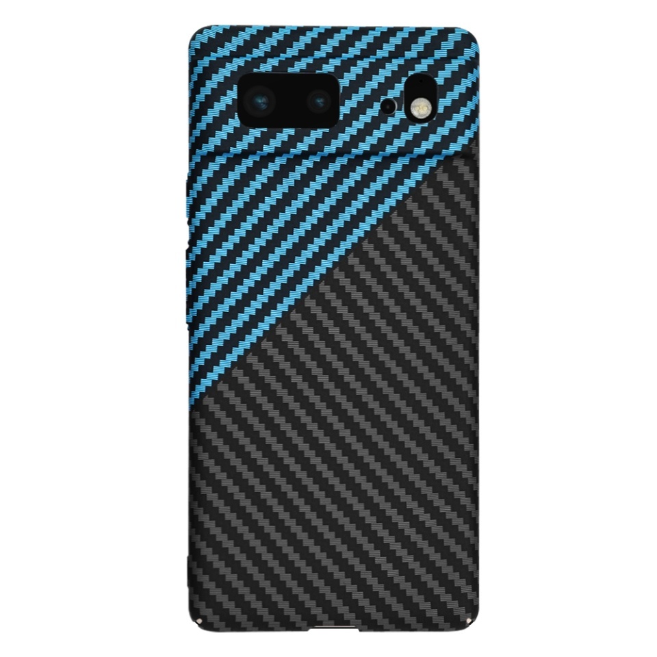 Husa pentru Google Pixel 6, SKYDDAR INNOVATION, textura carbon, Carbonite FiberShell, set cu sticker, [Culoare necunoscută], - 2 | YEO