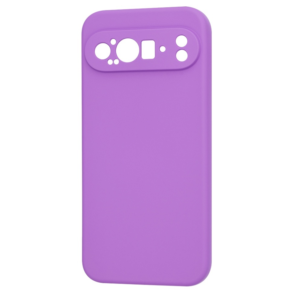 Husa pentru Google Pixel 9 Pro XL, SKYDDAR INNOVATION, din Silicon Catifelat, SoftElegance, set cu sticker, Mov - 3 | YEO