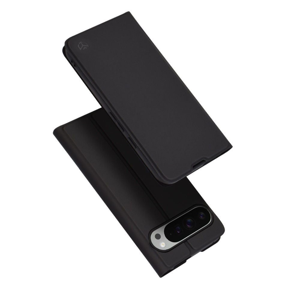 Husa pentru Google Pixel 9 Pro XL, SKYDDAR INNOVATION, Magskin Book, tip Carte cu Portofel Interior, set cu sticker, Negru