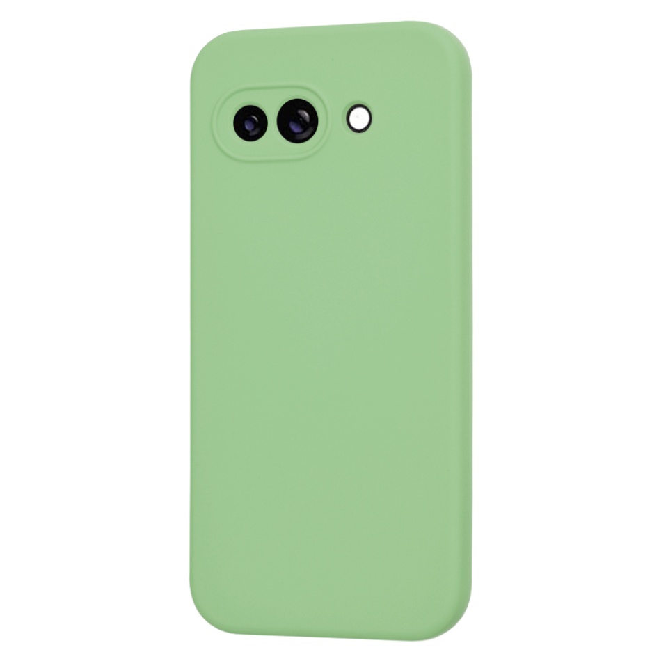 Husa pentru Google Pixel 9a din Silicon Catifelat, Protectie Premium, Skyddar SoftElegance - Verde deschis - 2 | YEO