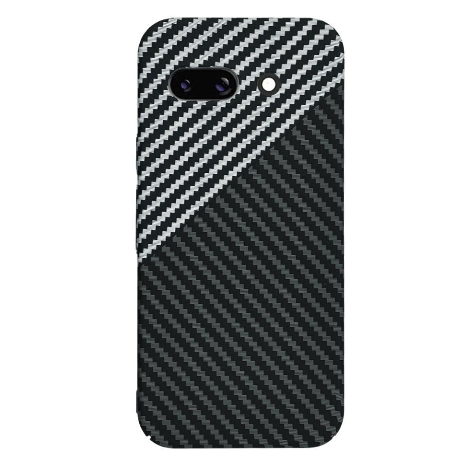 Husa pentru Google Pixel 9a, Finisaj Premium cu Textura de Carbon, Design Elegant, SKDR CarbonFlex - Gri - 2 | YEO