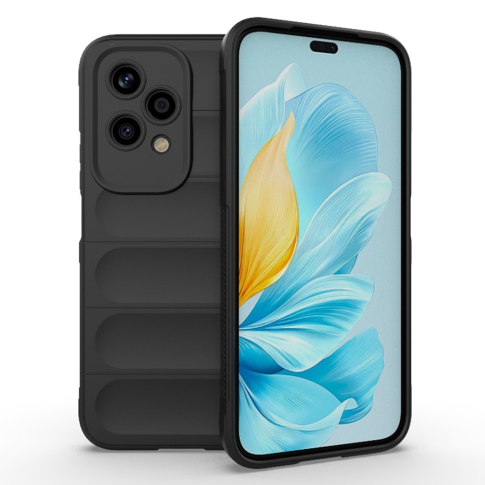 Husa pentru Honor 200 Lite eleganta, din silicon mat, SKDR Vogue - Negru