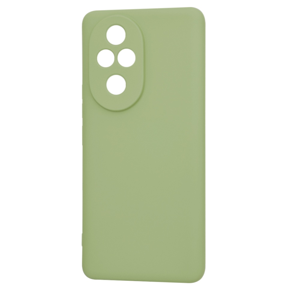 Husa pentru Honor 200 Pro din Silicon Catifelat, Protectie Premium, Skyddar SoftElegance - Verde - 3 | YEO
