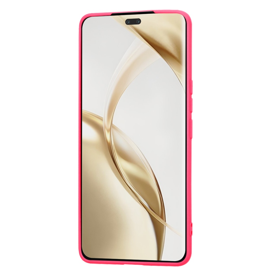 Husa pentru Honor 200 Pro din Silicon Catifelat, Protectie Premium, Skyddar SoftElegance - Fucsia - 1 | YEO